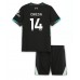 Maillot de foot Liverpool Federico Chiesa #14 Extérieur vêtements enfant 2024-25 Manches Courtes (+ pantalon court)